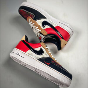 Nike Air Force 1 Low Alter & Reveal Black White-Red-Tan For Sale