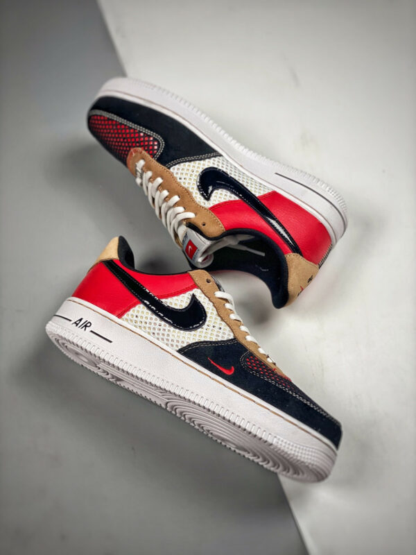 Nike Air Force 1 Low Alter & Reveal Black White-Red-Tan For Sale