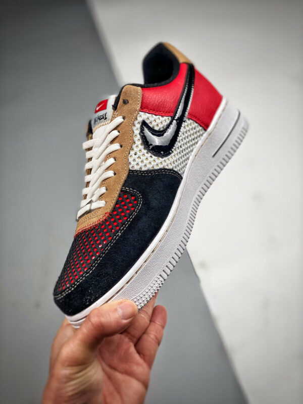 Nike Air Force 1 Low Alter & Reveal Black White-Red-Tan For Sale