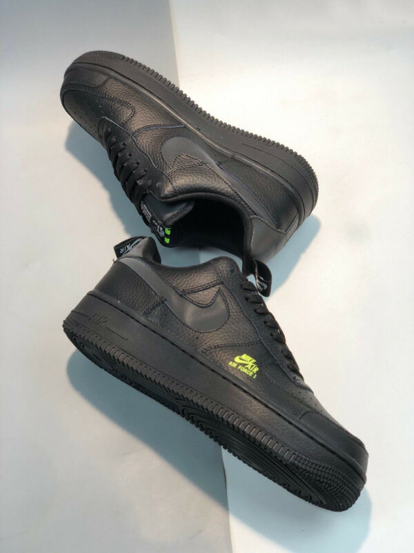 Nike Air Force 1 Low Black Reflective Swooshes For Sale