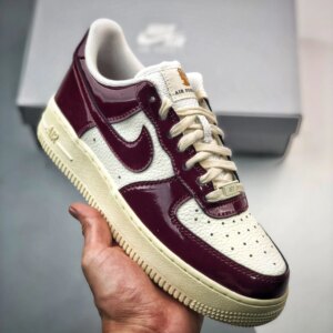 Nike Air Force 1 Low Dark Beetroot White Burgundy For Sale