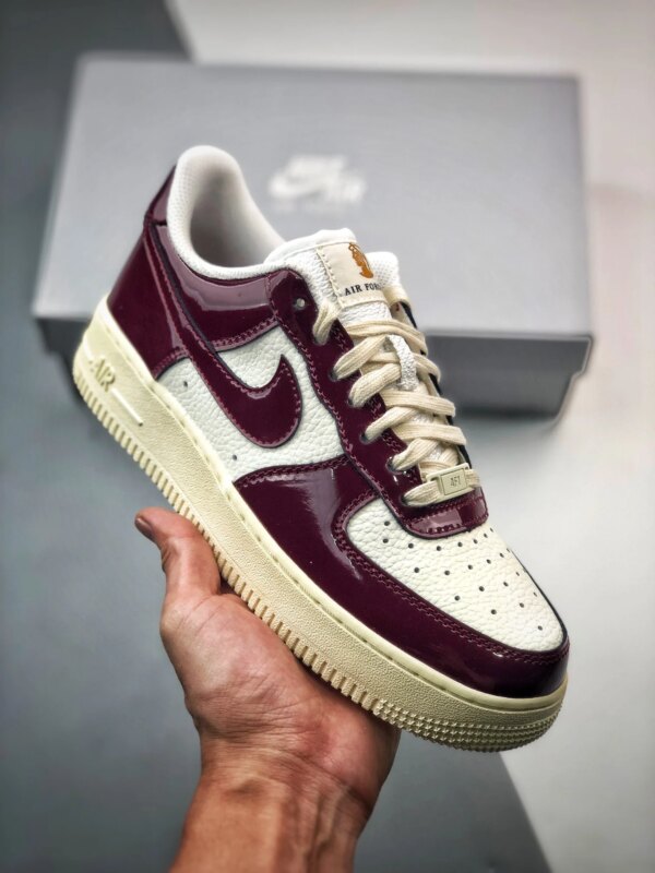 Nike Air Force 1 Low Dark Beetroot White Burgundy For Sale