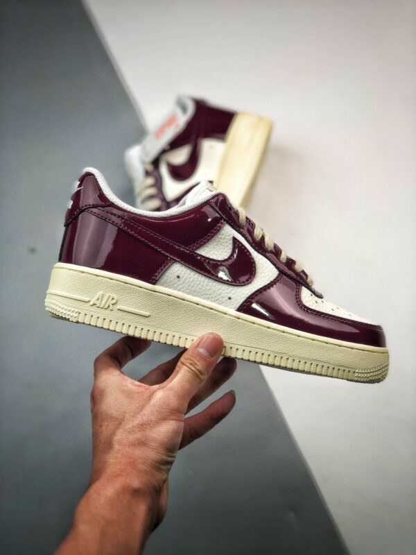 Nike Air Force 1 Low Dark Beetroot White Burgundy For Sale