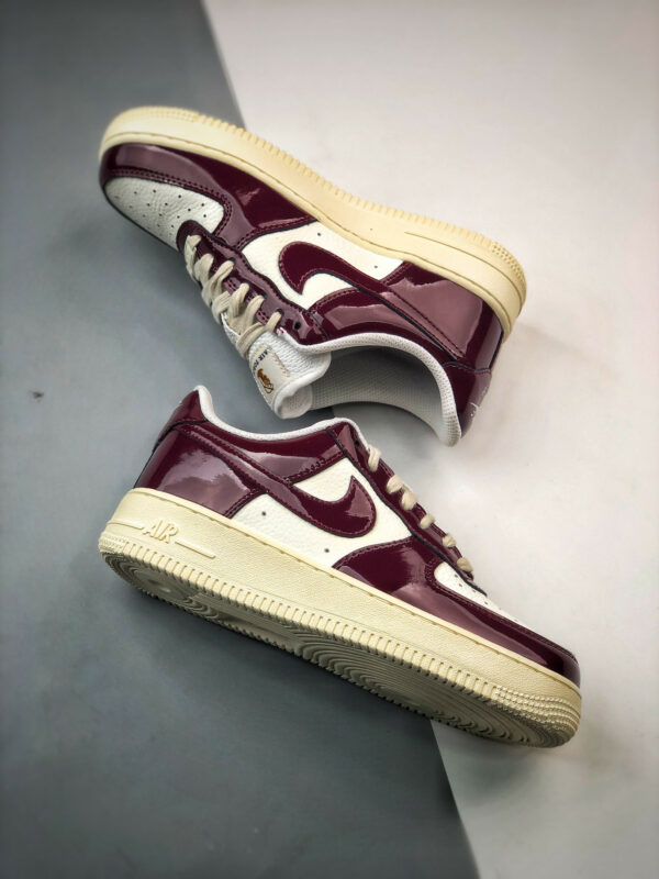 Nike Air Force 1 Low Dark Beetroot White Burgundy For Sale