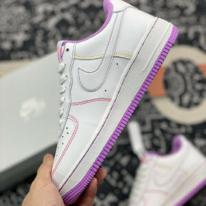 Nike Air Force 1 Low GS Contrast Stitch Fuchsia Glow For Sale