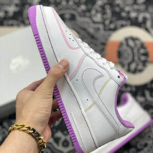 Nike Air Force 1 Low GS Contrast Stitch Fuchsia Glow For Sale