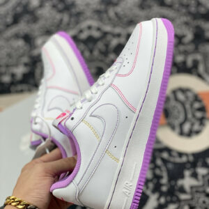 Nike Air Force 1 Low GS Contrast Stitch Fuchsia Glow For Sale