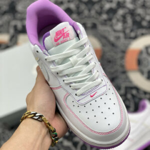 Nike Air Force 1 Low GS Contrast Stitch Fuchsia Glow For Sale