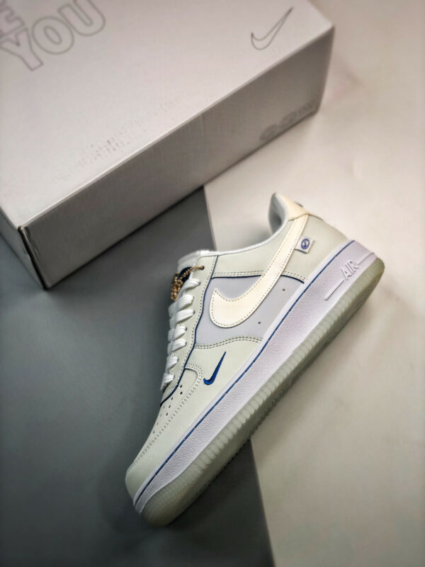 Nike Air Force 1 Low Global Sail White-Game Royal FB1839-111 For Sale