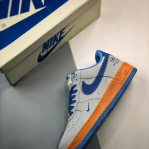 Nike Air Force 1 Low Grey Blue Orange For Sale