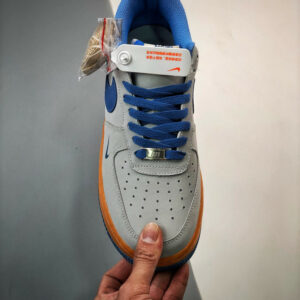 Nike Air Force 1 Low Grey Blue Orange For Sale