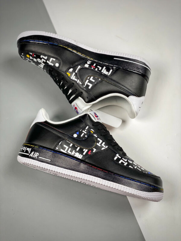 Nike Air Force 1 Low Hangeul Day Black DO2704-010 For Sale