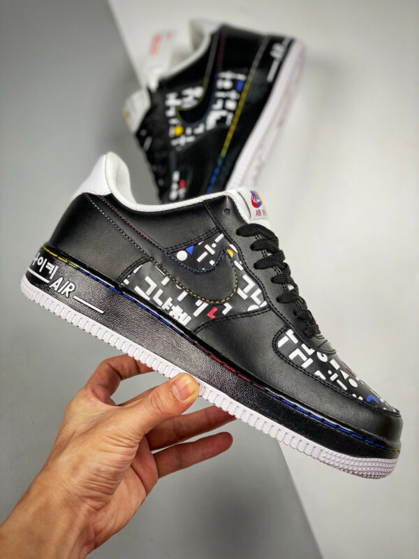 Nike Air Force 1 Low Hangeul Day Black DO2704-010 For Sale