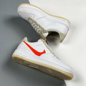 Nike Air Force 1 Low LV 8 Big Swoosh White Orange For Sale