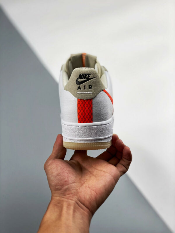 Nike Air Force 1 Low LV 8 Big Swoosh White Orange For Sale