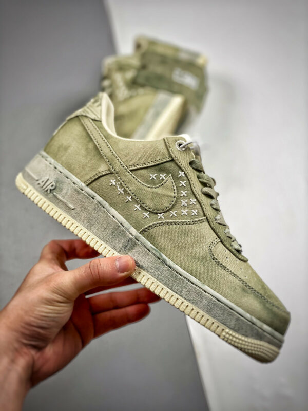 Nike Air Force 1 Low NAI-KE Olive Sail DV4246-333 For Sale