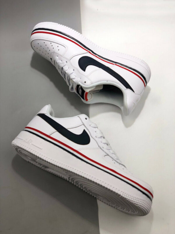 Nike Air Force 1 Low Ribbon White Black CT1621-100 For Sale