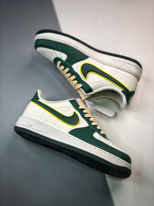 Nike Air Force 1 Low Sail Noble Green-Opti Yellow FD0341-133 For Sale