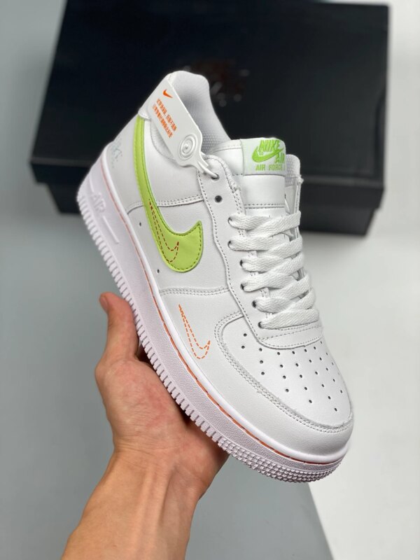 Nike Air Force 1 Low White Bright Crimson-Light Photo Blue-Lime Ice For Sale