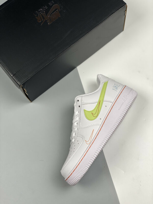 Nike Air Force 1 Low White Bright Crimson-Light Photo Blue-Lime Ice For Sale