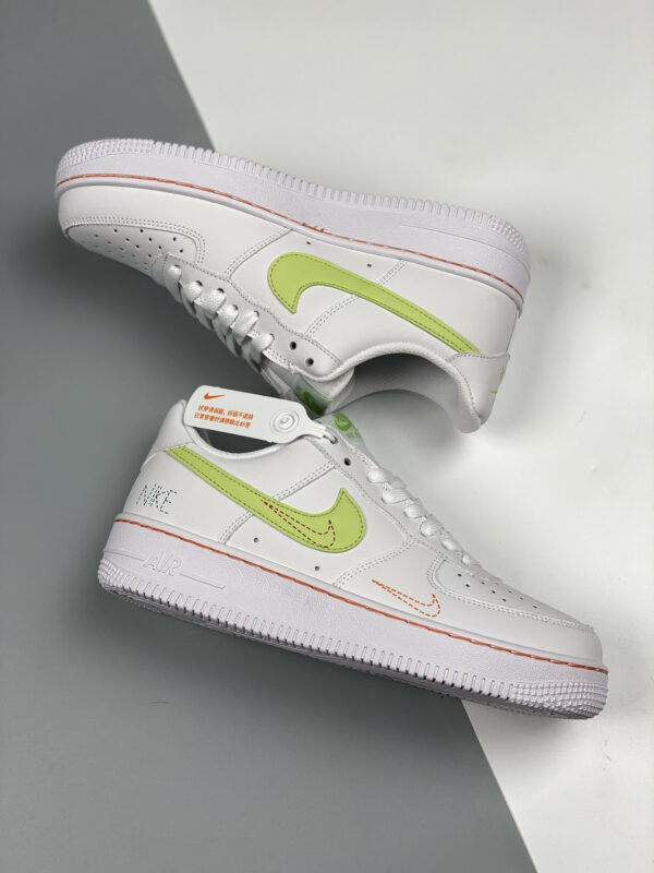 Nike Air Force 1 Low White Bright Crimson-Light Photo Blue-Lime Ice For Sale