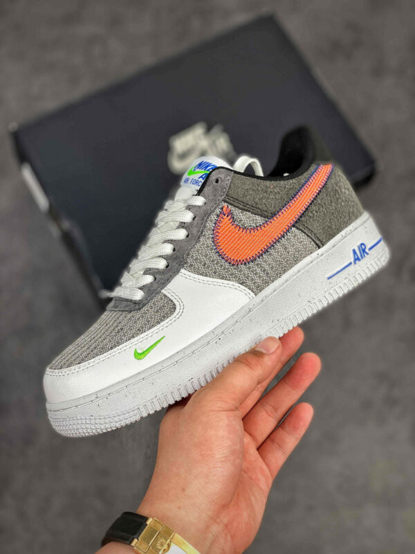 Nike Air Force 1 Low White Sport Red-Grey-Electric Green For Sale