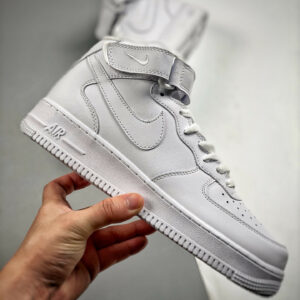 Nike Air Force 1 Mid White White 315123-111 For Sale