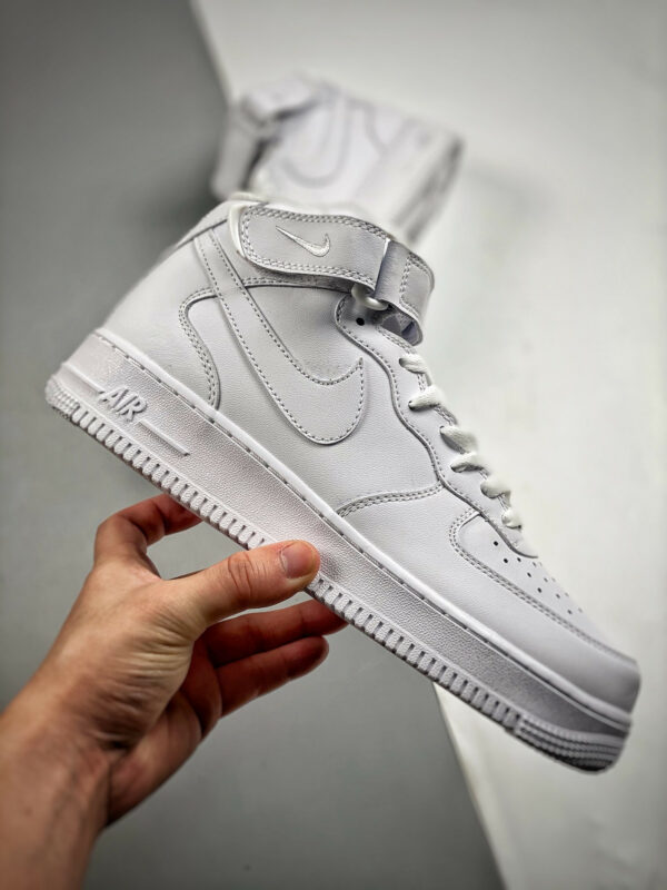 Nike Air Force 1 Mid White White 315123-111 For Sale