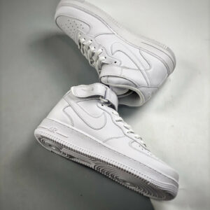 Nike Air Force 1 Mid White White 315123-111 For Sale