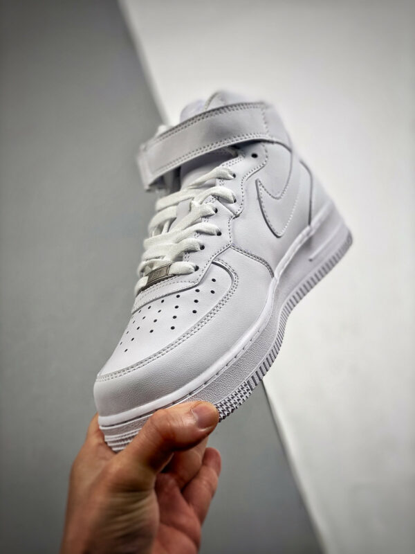 Nike Air Force 1 Mid White White 315123-111 For Sale