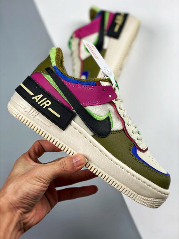 Nike Air Force 1 Shadow Cactus Flower Olive Flak For Sale