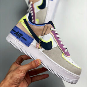 Nike Air Force 1 Shadow Photon Dust Royal Pulse-Barely Volt For Sale