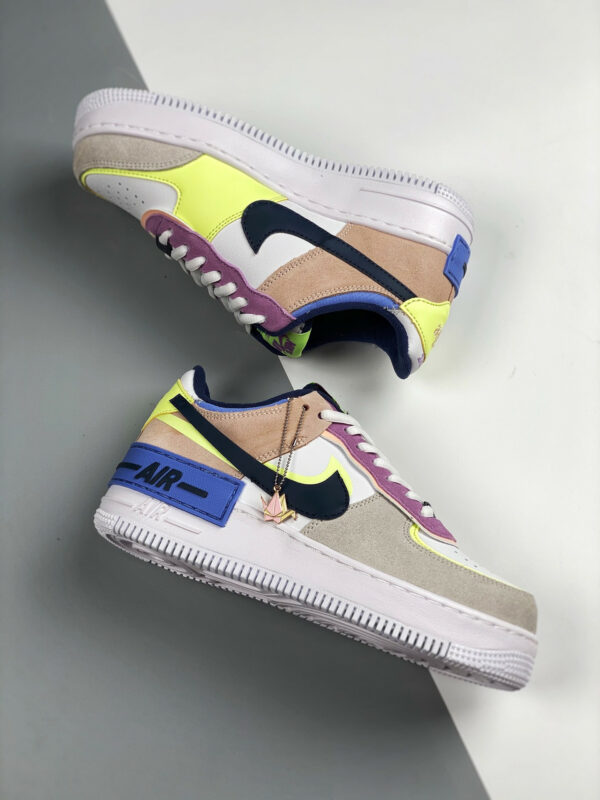 Nike Air Force 1 Shadow Photon Dust Royal Pulse-Barely Volt For Sale