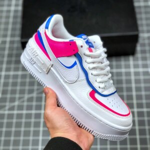 Nike Air Force 1 Shadow Pink Blue White CU3012-111 For Sale