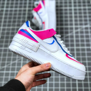 Nike Air Force 1 Shadow Pink Blue White CU3012-111 For Sale