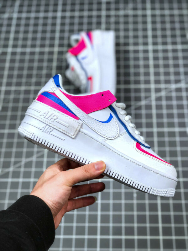 Nike Air Force 1 Shadow Pink Blue White CU3012-111 For Sale