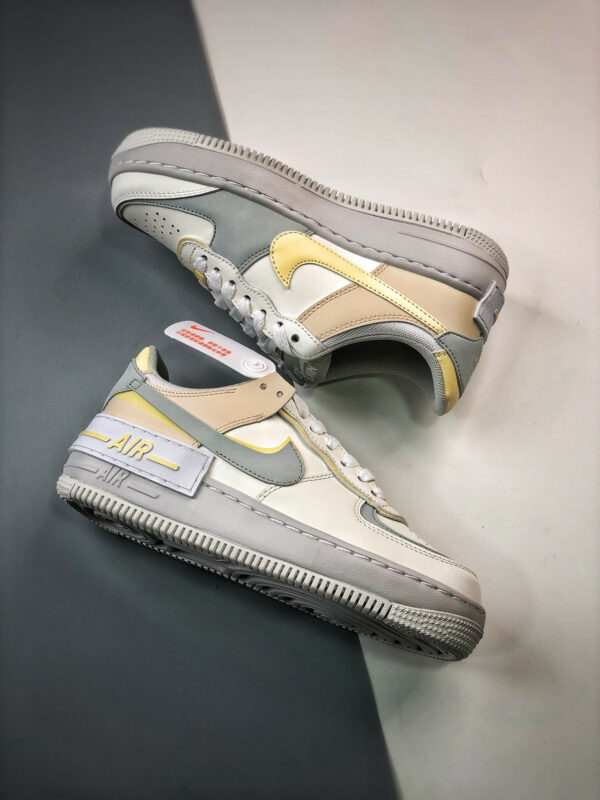 Nike Air Force 1 Shadow Sail Light Silver-Citron Tint DR7883-101 For Sale