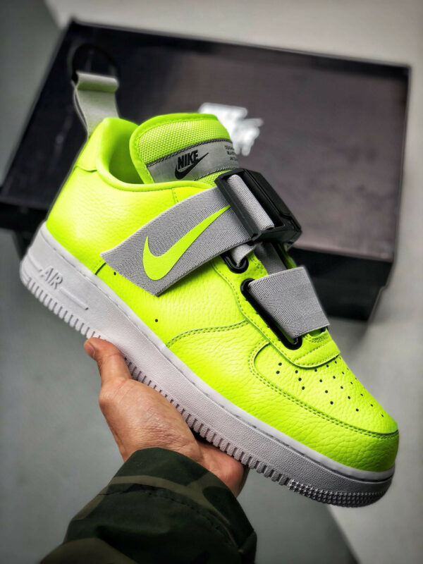 Nike Air Force 1 Utility Volt Black-White AO1531-700 For Sale