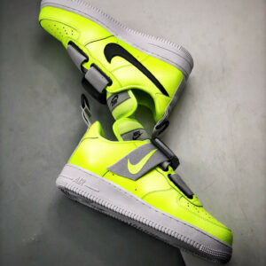 Nike Air Force 1 Utility Volt Black-White AO1531-700 For Sale