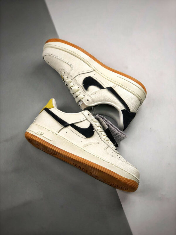 Nike Air Force 1 Vandalized Sail Black-Chrome Yellow-White For Sale