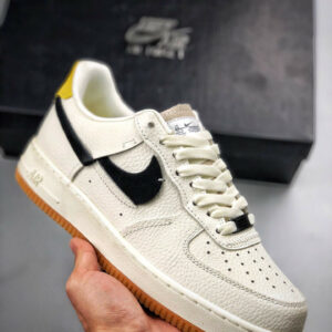 Nike Air Force 1 Vandalized Sail Black-Chrome Yellow-White For Sale