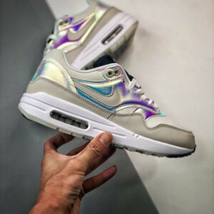 Nike Air Max 1 La Ville Lumi�re White Neutral Grey-Metallic Silver-Black For Sale