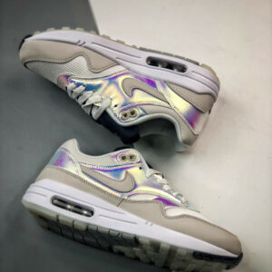 Nike Air Max 1 La Ville Lumi�re White Neutral Grey-Metallic Silver-Black For Sale