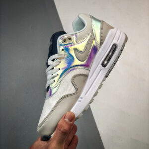 Nike Air Max 1 La Ville Lumi�re White Neutral Grey-Metallic Silver-Black For Sale