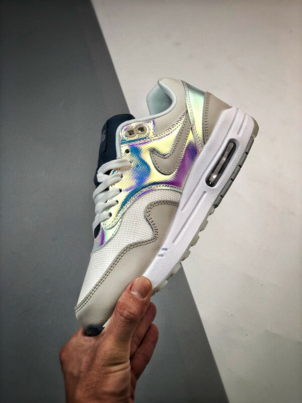 Nike Air Max 1 La Ville Lumi�re White Neutral Grey-Metallic Silver-Black For Sale