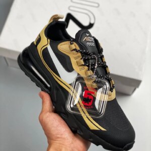 Nike Air Max 270 React Just Do It Black Brown For Sale