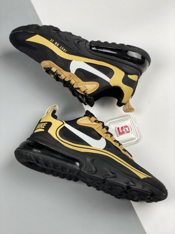 Nike Air Max 270 React Just Do It Black Brown For Sale