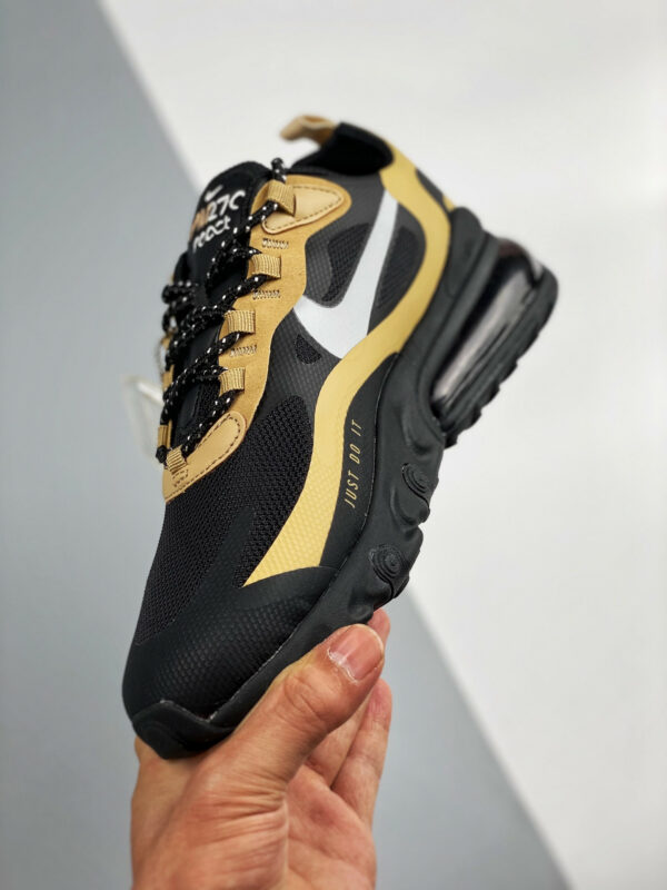 Nike Air Max 270 React Just Do It Black Brown For Sale