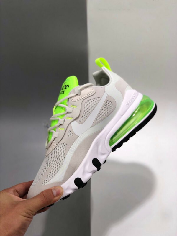 Nike Air Max 270 React Vast Grey Ghost Green For Sale