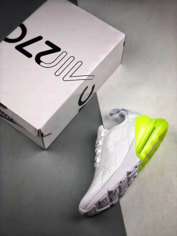 Nike Air Max 270 White Volt AH8050-104 For Sale